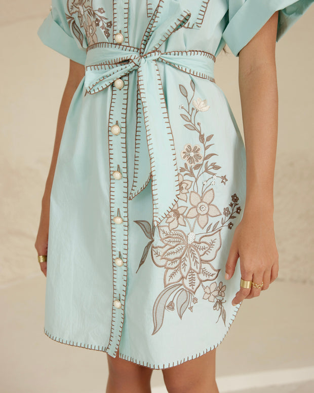 Morning Dew Shirt Dress