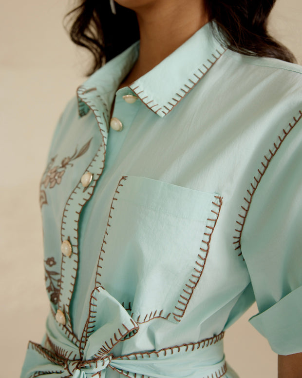 Morning Dew Shirt Dress