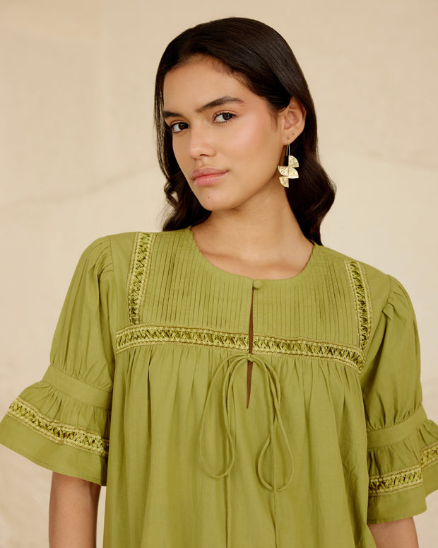 Solace Dress Green