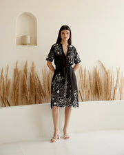 Noir Flora Dress
