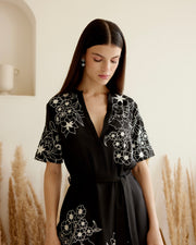 Noir Flora Dress