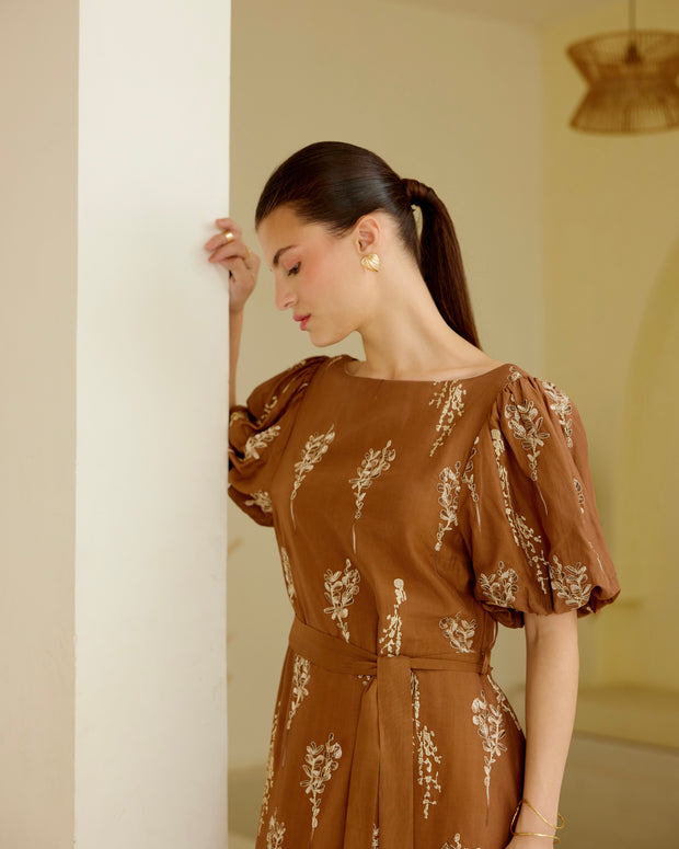 Scarlet Petals Dress