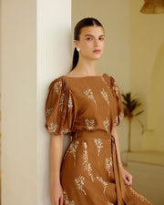 Scarlet Petals Dress