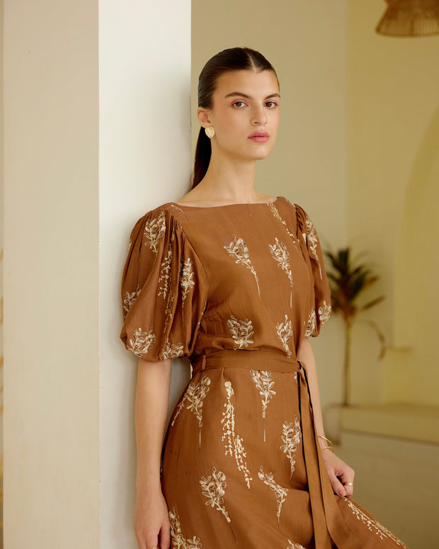 Scarlet Petals Dress