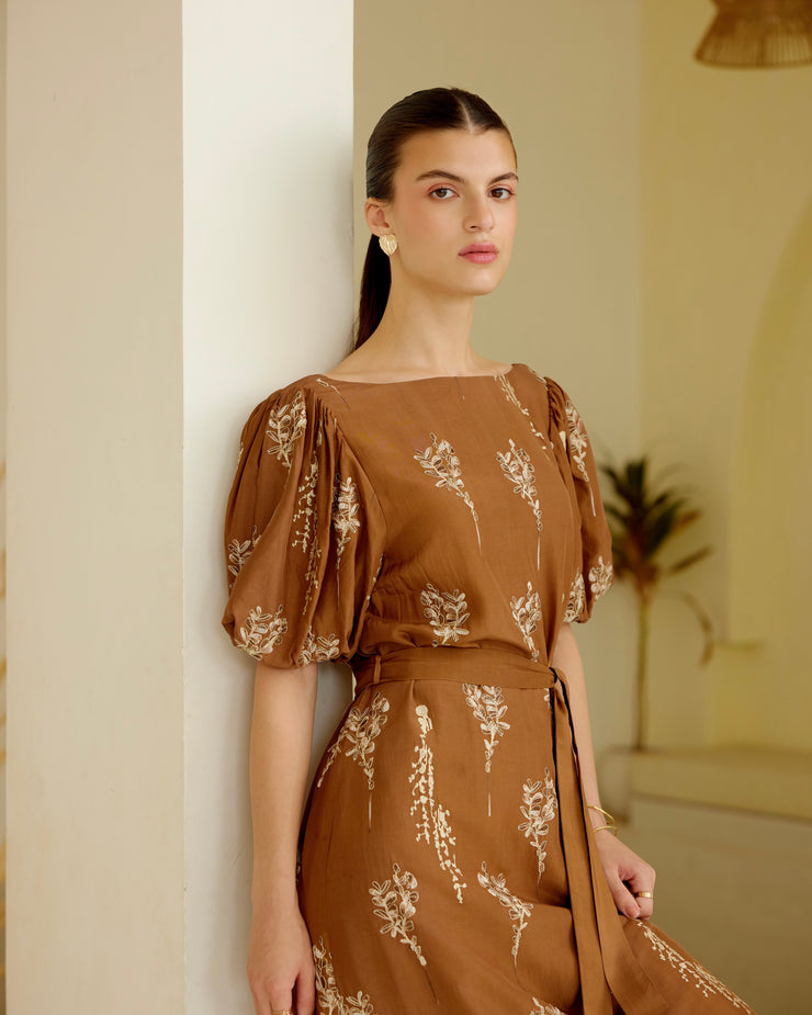 Scarlet Petals Dress