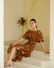 Scarlet Petals Dress
