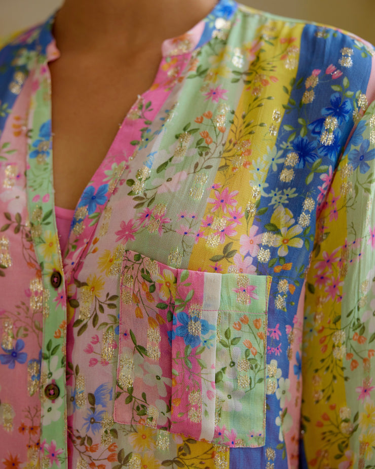 Blush Georgette Shirt