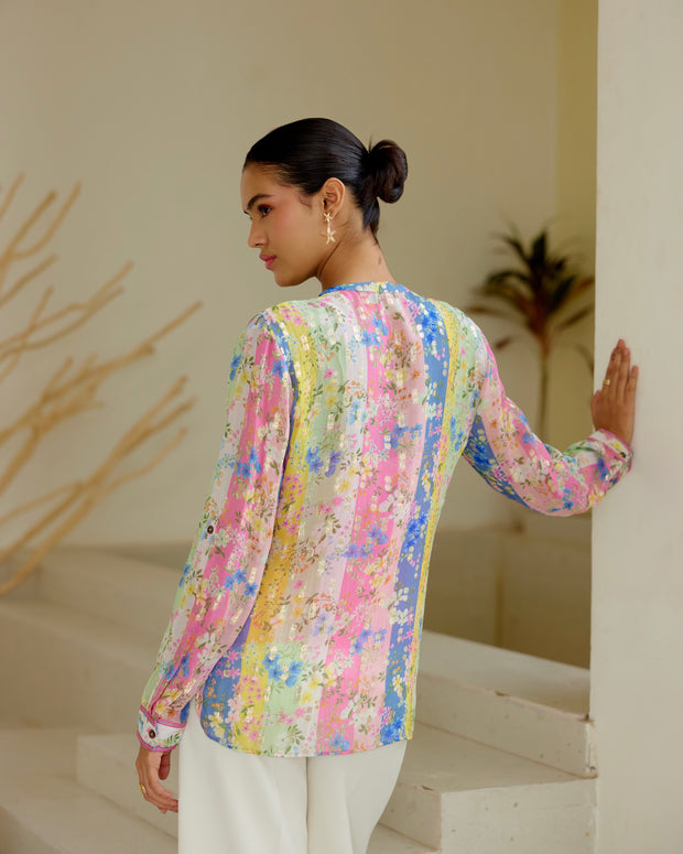 Blush Georgette Shirt