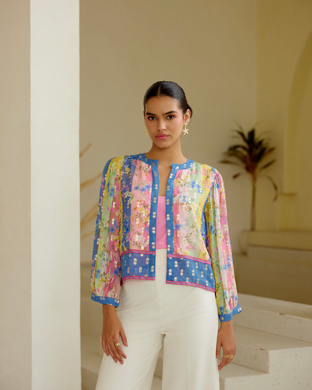 Blush Georgette Jacket