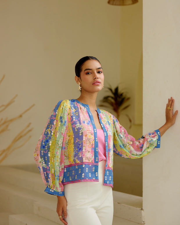 Blush Georgette Jacket