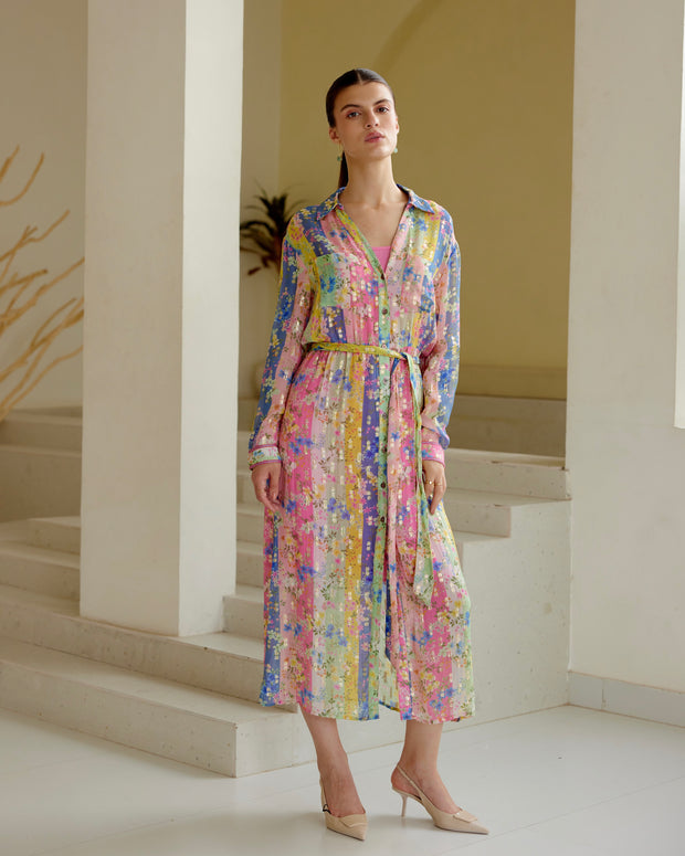 Blush Georgette Dress