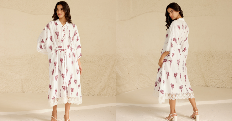 Scarlet Petals Kaftan