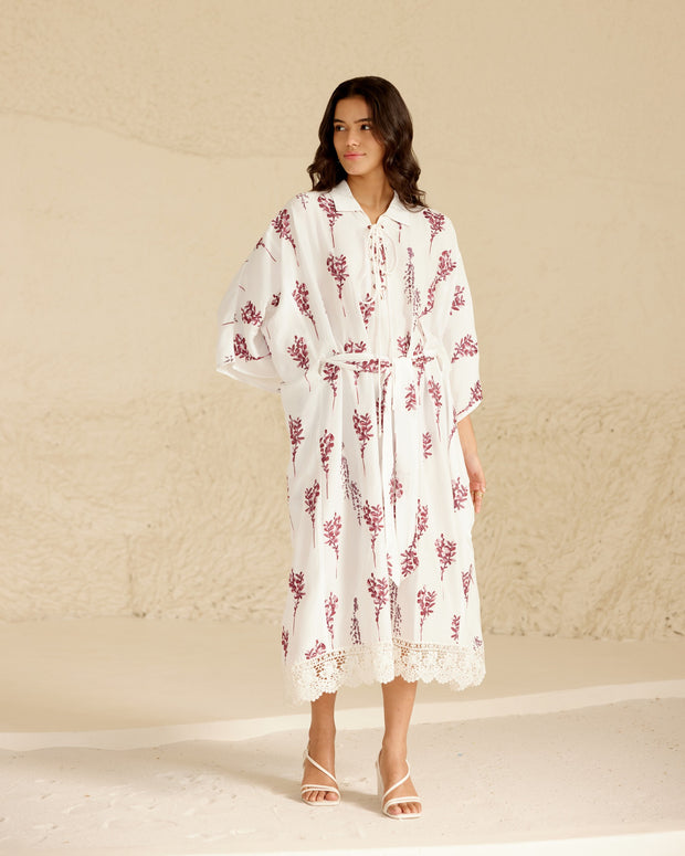 Scarlet Petals Kaftan