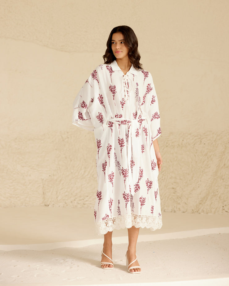 Scarlet Petals Kaftan