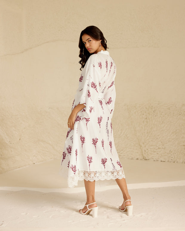 Scarlet Petals Kaftan